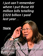 California Controller Yee claims that 99.7 percent of all state payments were properly paid even though she can’t find her receipts.
